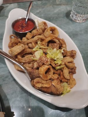 Calamari fritti at Crossroads Kitchen in Las Vegas