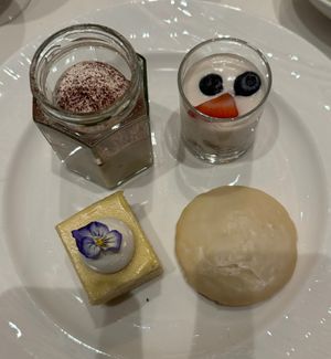 Desserts at the Sunday brunch buffet.  at Crossroads Kitchen in Las Vegas