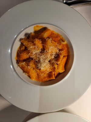 Spicy rigatoni at Crossroads Kitchen in Las Vegas
