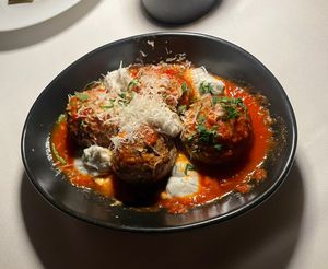Meatballs - yummy!   at Crossroads Kitchen in Las Vegas