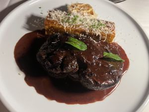 Mushroom steak   at Crossroads Kitchen in Las Vegas