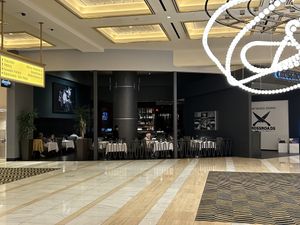 From the casino  at Crossroads Kitchen in Las Vegas