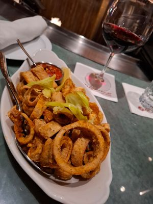 Calamari friti at Crossroads Kitchen in Las Vegas
