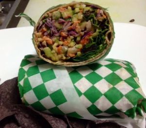 Pad Thai Wrap at Food For Thought Cafe in Marathon