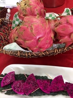 Dragon fruit at Food For Thought Cafe in Marathon