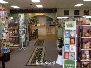 front door view looking towards the Cafe at Food For Thought Cafe in Marathon