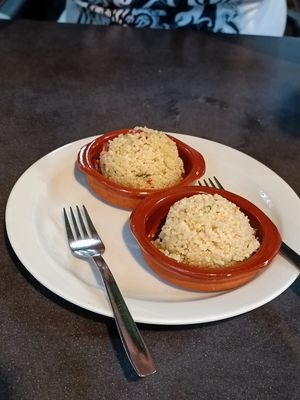 Tapa vegana at El Higo in Granada