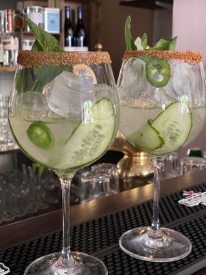 Spicy Cucumber Margarita   at  Verte in Stockholm