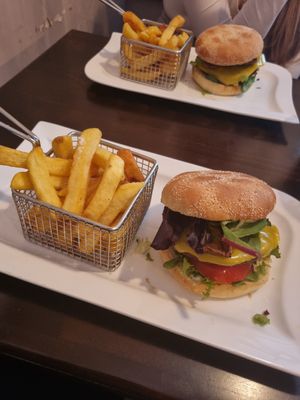 Burger menu at  Verte in Stockholm