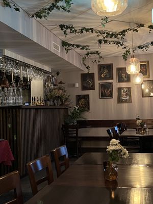 Cozy decor  at  Verte in Stockholm