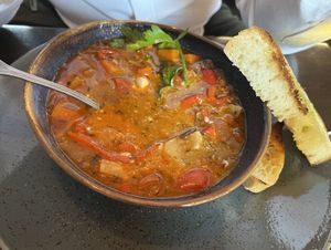 Goulash soup  at  Verte in Stockholm