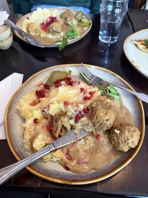 Swedish meatballs   at  Verte in Stockholm