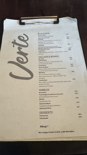 Carta  at  Verte in Stockholm