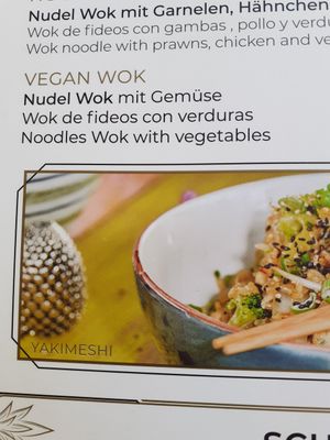 Wok at Chalet Siena in Mallorca