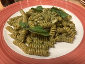 Pasta with tofu  at Fauno Bar in Sorrento
