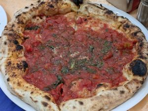 MARINARA PIZZA at Fauno Bar in Sorrento