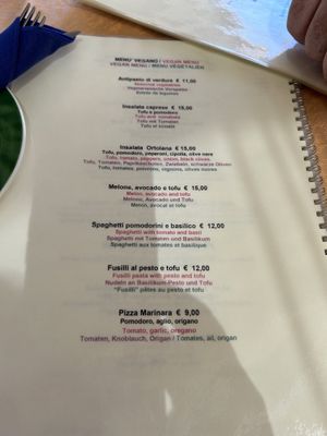 More funds in the regular menu too  at Fauno Bar in Sorrento