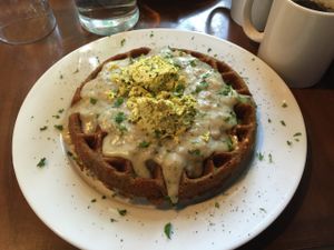 Feast Waffle at A N D Cafe in Portland