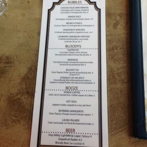 Drinks menu  at A N D Cafe in Portland