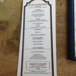 Drinks menu 2 at A N D Cafe in Portland