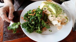 Super Vegano Burrito at A N D Cafe in Portland