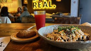 Gluten free choco-chip happiness, oh and bowl!  at Honest Greens in Porto