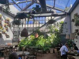 Outside at Honest Greens in Porto