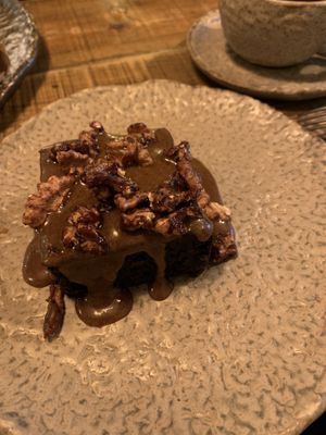 Brownie  at Honest Greens in Porto