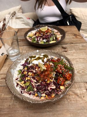 Latin lover bowls  at Honest Greens in Porto