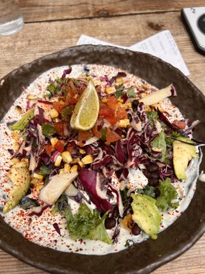 Latin lover bowl  at Honest Greens in Porto