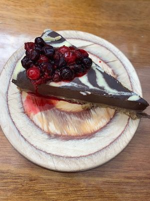 Raw chocolate duo  at Honest Greens in Porto