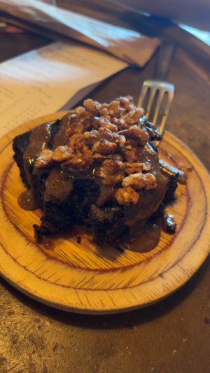 Cauliflower mocha brownie  at Honest Greens in Porto