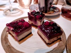 With coffee at Restaurant Patrick Devos in Bruges