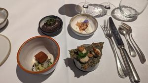 Amuse bouche at Restaurant Patrick Devos in Bruges