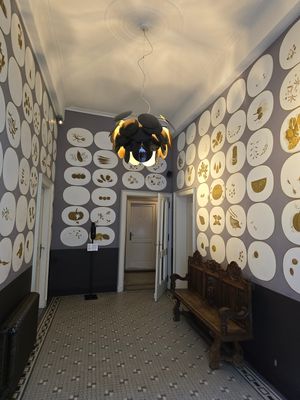 hallway
 at Restaurant Patrick Devos in Bruges