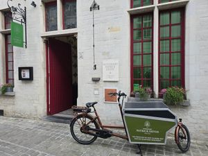 front and entrance at Restaurant Patrick Devos in Bruges