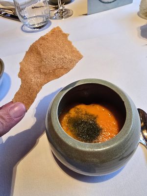 amuse at Restaurant Patrick Devos in Bruges