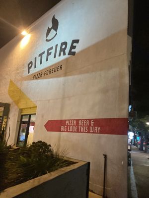Entrance   at Pitfire Pizza in North Hollywood