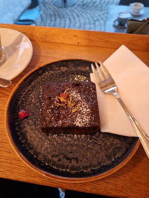 Veganer brownie at KARACHO in Aschaffenburg