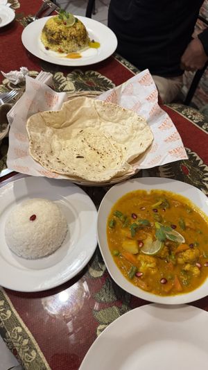 Vegetable Korma (No Cream)  at India in Arequipa