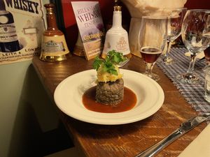 Neeps and haggis  at The Hielander Scottish Restaurant in Alkmaar