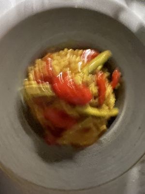 Pumpkin veggie vegan risotto by requestt  at Panormos in Kefalonia