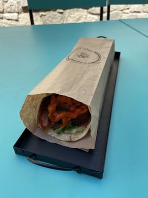   at Deli Gourmet Falafel in Alacati