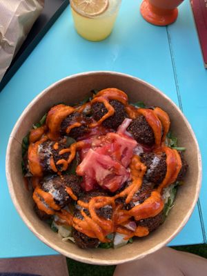   at Deli Gourmet Falafel in Alacati