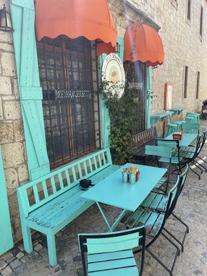 they even have sodden straws!!  at Deli Gourmet Falafel in Alacati