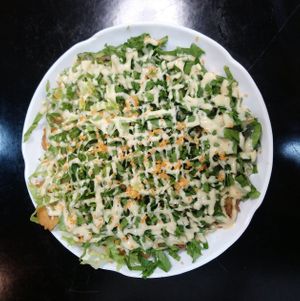 Baked wheat cake in Osaka 大阪燒餅 at Ying Vegetarian in Kowloon