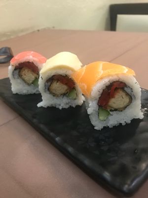 Sushi  at Ying Vegetarian in Kowloon