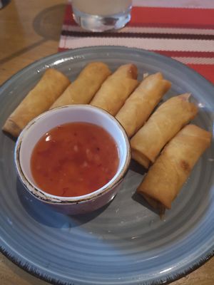 Frühlingsrollen als Vorspeise at Mama Thanh in Karlsruhe