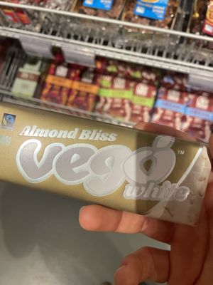 Almond Vego white  🍫   at EkoPlaza - Elandsgracht in Amsterdam