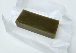 Yanggaeng with matcha flavor at Guemokdang - Insadong 금옥당 in Seoul